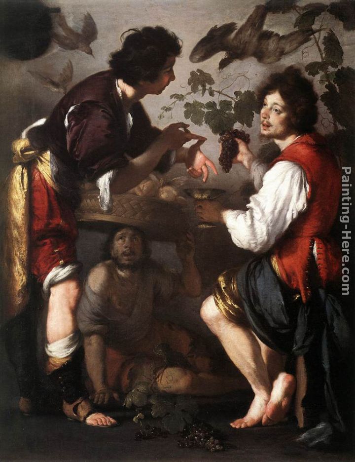 Joseph Telling his Dreams painting - Bernardo Strozzi Joseph Telling his Dreams art painting